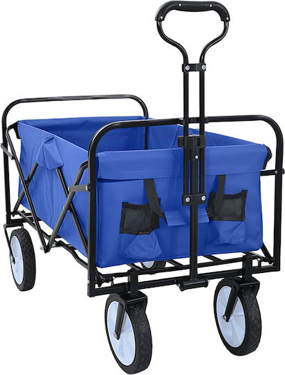 vidaXL System for Lifting / Pulling Equipment Collapsible for Load Capacity up to 200kg in Blue Colour