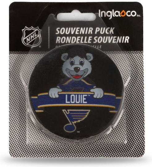 Inglasco Nhl Маскот Шайба За Хокей 510an001901 Chicago Blackhawks Черна