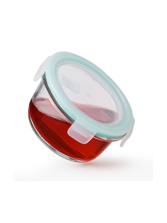Relaxdays Set Cutii De Prânz Din Sticlă Transparente 6x14cm 6 Bucăți