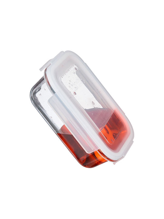 Relaxdays Relaxdays Glas-Mittagsboxen Transparent 6x15,5cm 6 Stück