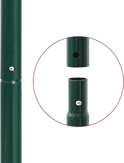 Vidaxl Lawn Roller Aeration Handles Green 128 x 38 cm Steel