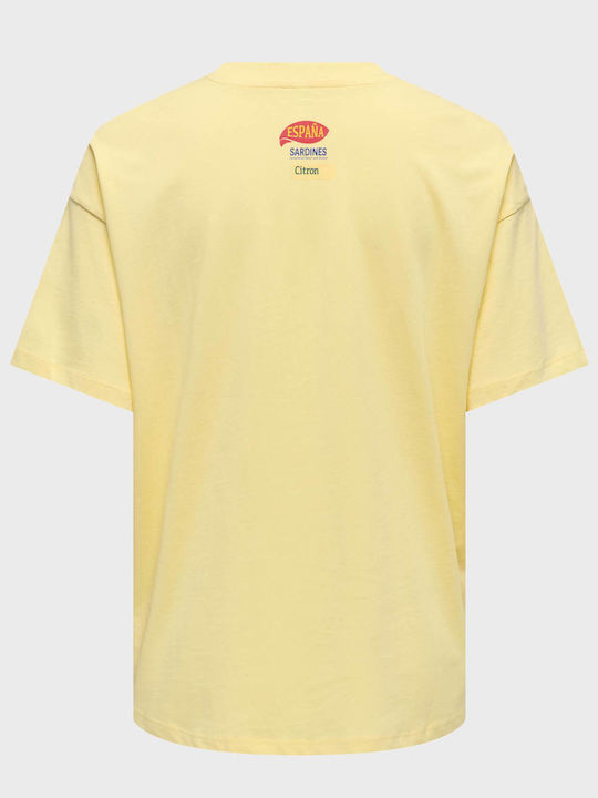 Women's Oversized T-shirt Yellow