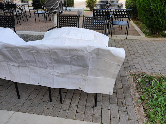 Dalimond Plw120 Waterproof Tarpaulin 120gr/m² 4x2m. Light Type White