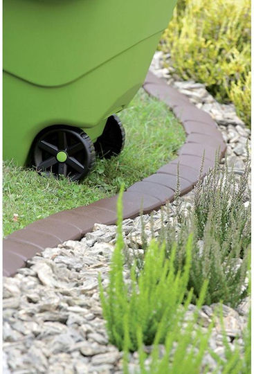 Prosperplast Plastic Garden Border in Brown Color xcm