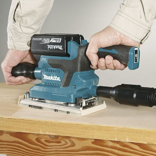 Makita DBO381ZU Παλμικό Τριβείο 18V Solo με Ρύθμιση Ταχύτητας και με Σύστημα Αναρρόφησης