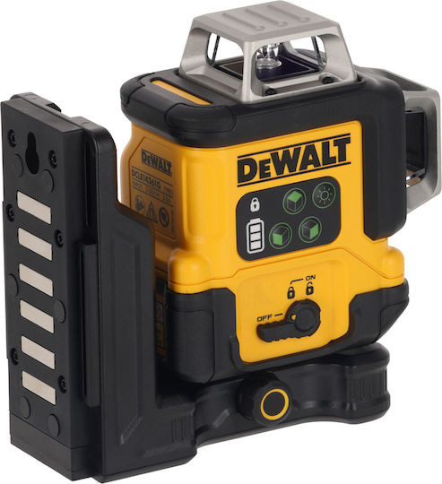 DEWALT Cross-Line Laser Level Green Beam with 45m Working Range