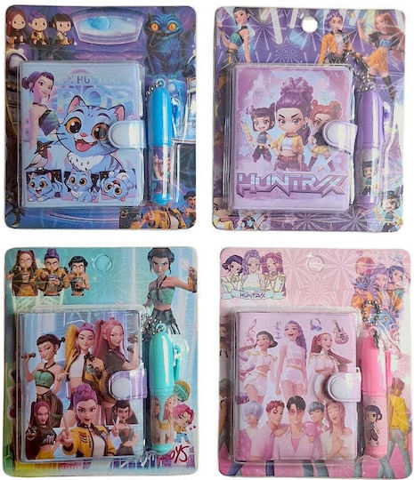 Caiet Cu Suport Pentru Stilou (Desene Și Modele Diverse)