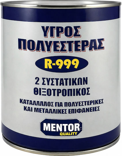 R999 Υγρός Πολυεστέρας Διάφανο 2 Συστατικών 750ml 1.018kg 05-046-007