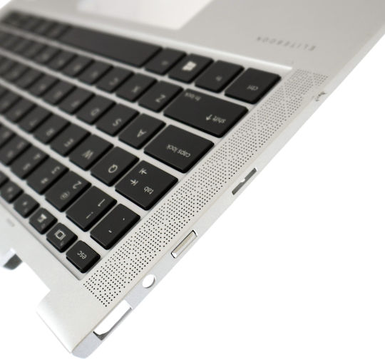 Laptop Keyboard Palmrest Hp Elitebook X360 1030 G3 L31882-001 L31882-031 L31882-041 L31882-051 L31882-061 L31883-091 L31883-131 L31883-001 US Backlit Silver Code 40976usblpalm