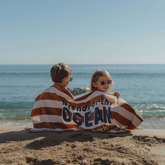 Ocean Beach Towel Cotton Brown 60x120cm