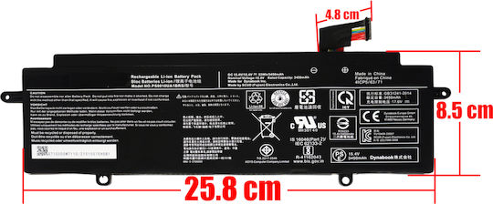 15.4v Съвместима Батерия за Toshiba Dynabook / Portege Toshiba Dynabook Portege X30w X30w-j X30w-j-13z X30w-j-12y с 3450mAh