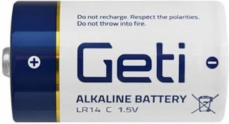 Geti Алкални Батерии C 1.5V 2 Броя
