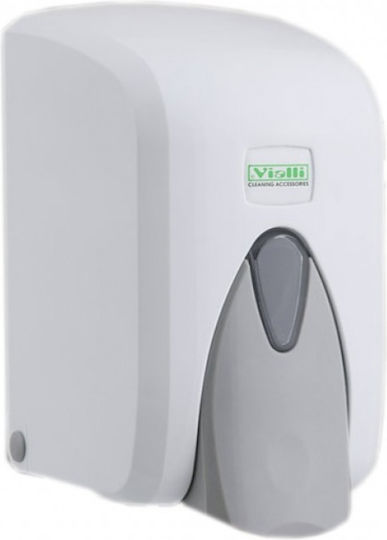 Vialli Gewerblicher Seifenspender Creme Seife X19 500ml Weiß