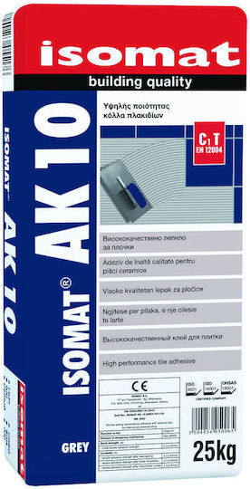 Isomat AK 10 Tile Adhesive Gray 25kg