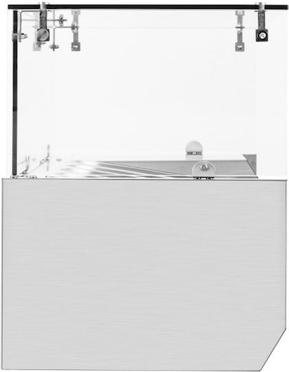 Karni Βιτρίνα Συντήρησης Επιτραπέζια 100x33.5x42cm