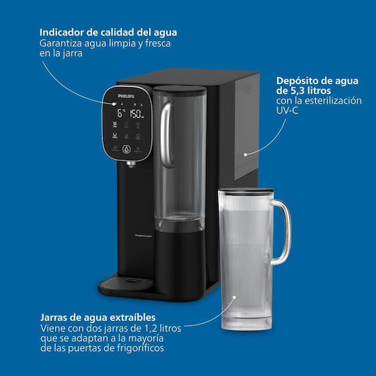 Philips Bottle Desktop Water Cooler with Cold Water Flow 1lt/h