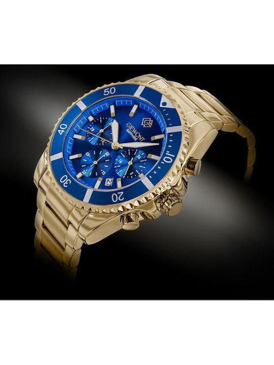 Giewont Battery Watch with Metal Bracelet