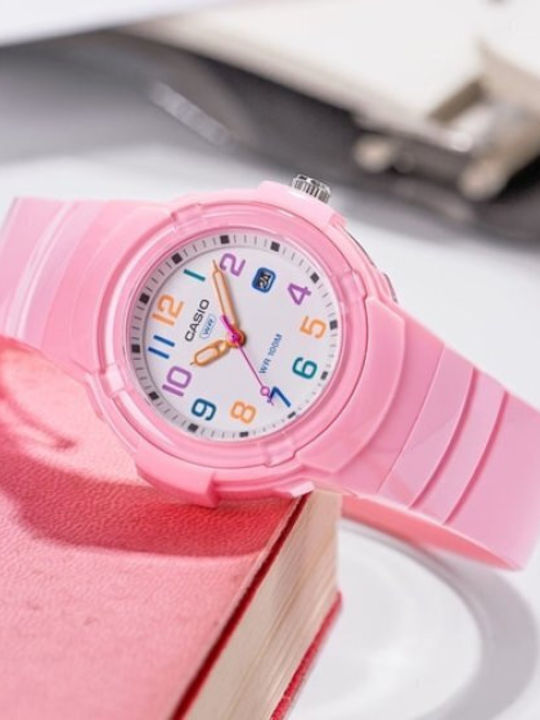 Casio Ρολόι Μπαταρίας με Καουτσούκ Λουράκι