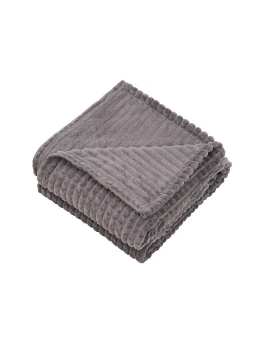 Heinner Pătură Fleece Dublă 200x220 cm Gri