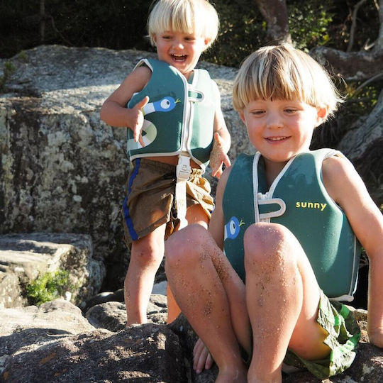 Kids' Swimming Vest Sunnylife Into Jungle Green 2-3 Years