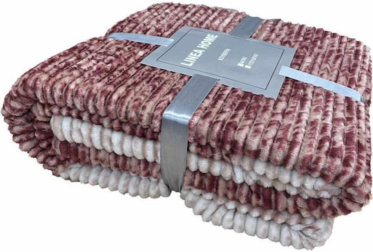 Linea Home Degrade Διπλή 200x220εκ. Σάπιο Μήλο