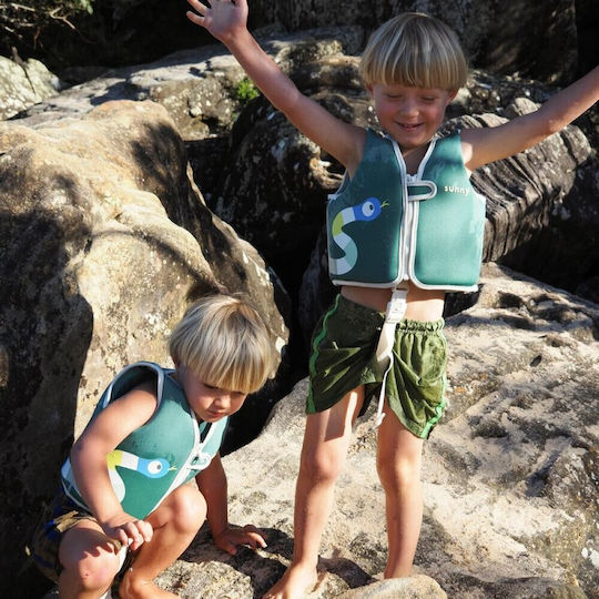 Kids' Swimming Vest Sunnylife Into Jungle Green 2-3 Years