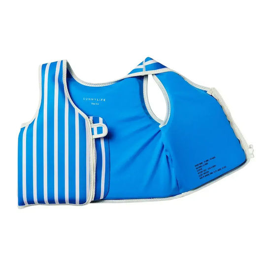 Детски Спасителен Жилет Sunnylife Tino Tiger Син 3-6 Години
