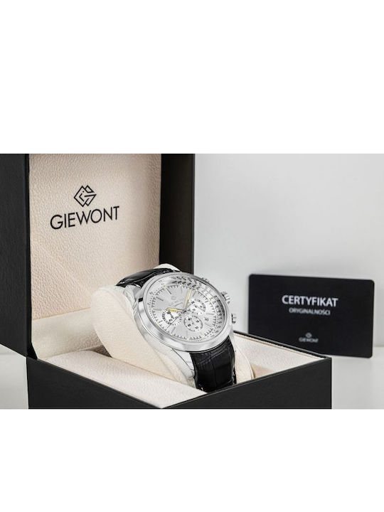 Giewont Battery Watch with Leather Strap