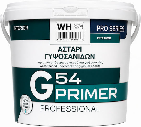 Pellachrom G54 Αστάρι Λευκό Κατάλληλο για Γυψοσανίδα 3kg