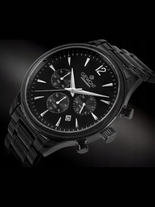 Giewont Battery Watch with Metal Bracelet