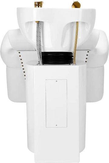 Gabbiano Berlin Gold White Hair Salon Sink