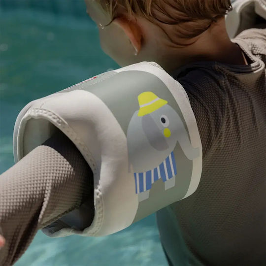 Kids Schwimmflügel Elefanten Eli Elephant Grün Streifen