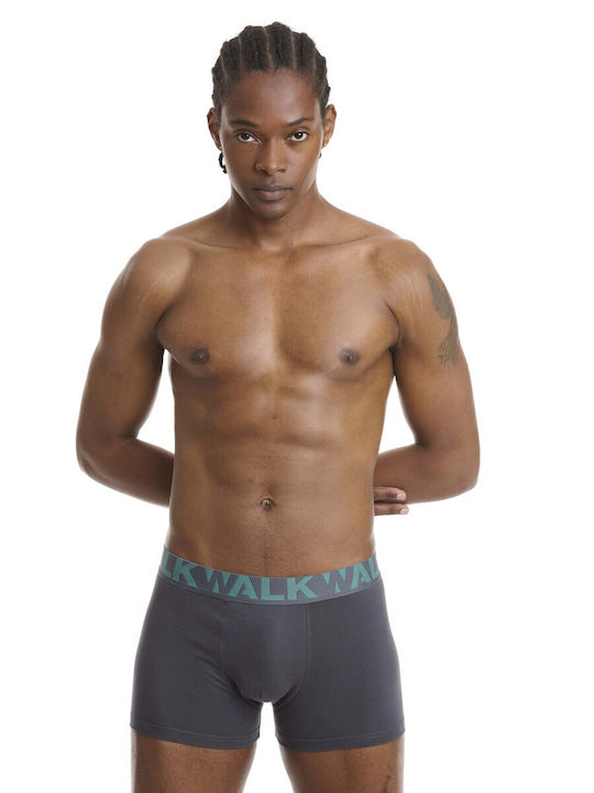 Herren Boxershorts Blau Dunkel 2Pack