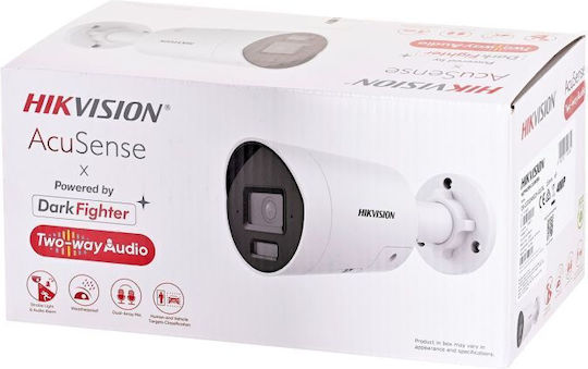 Hikvision DS-2CD2046G2H-I2U/SL IP Cameră de Supraveghere Full HD+ 4MP Rezistentă la apă cu Comunicare Bidirecțională și Lentilă 2.8mm