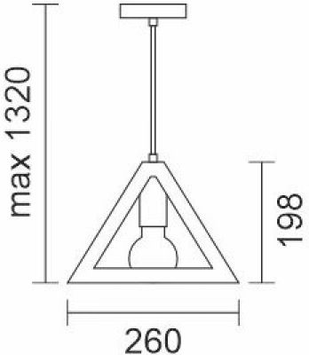 Spot Light Κρεμαστό Φωτιστικό Λευκό με Ντουί E27