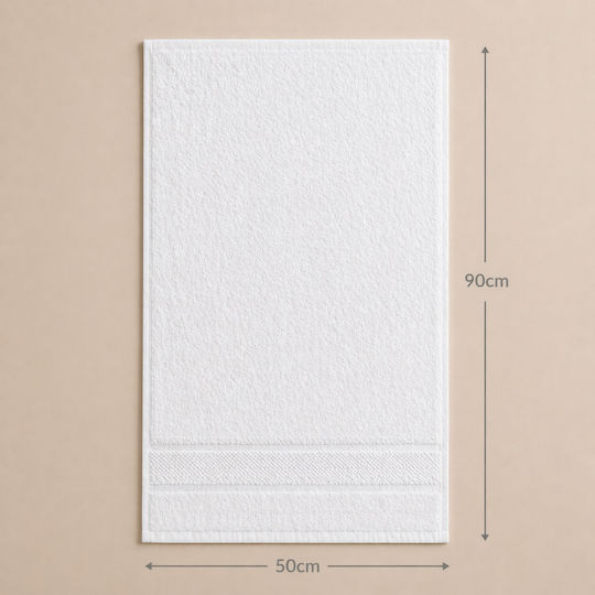 Kotonia Home Πετσέτα Προσώπου 50x90εκ. Multicolor 6τμχ Βάρους 400gr/m²