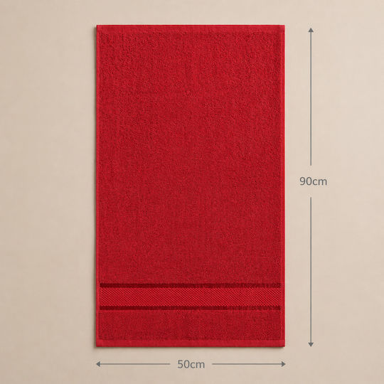 Kotonia Home Prosop De Față 50x90cm Multicolor 6 Bucăți Greutate 400gr/m²