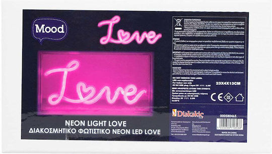Diakakis Dekorative Lampe Liebe