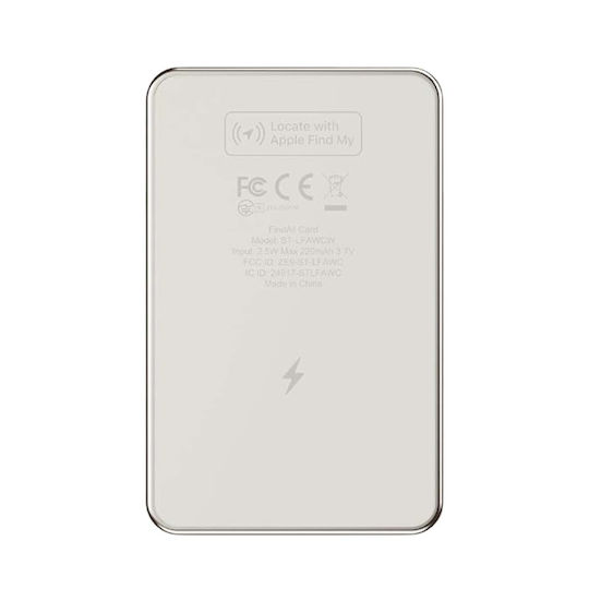 Locator Compatible Apple Find My Card Shape St-lfawcw Sand