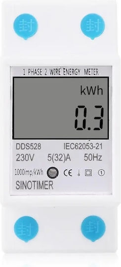 Sinotimer Analizator De Energie Panou Electric Digital Șină Monofazic DDS528