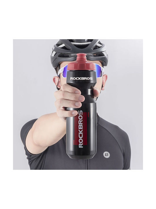 Rockbros Παγούρι Πλαστικό Ποδηλάτου 750ml Διάφανο