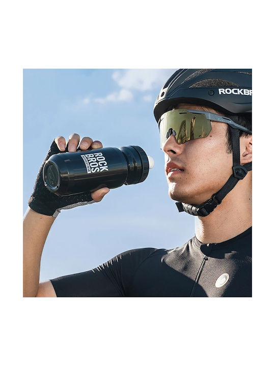 Rockbros Παγούρι Ποδηλάτου 600ml Μαύρο