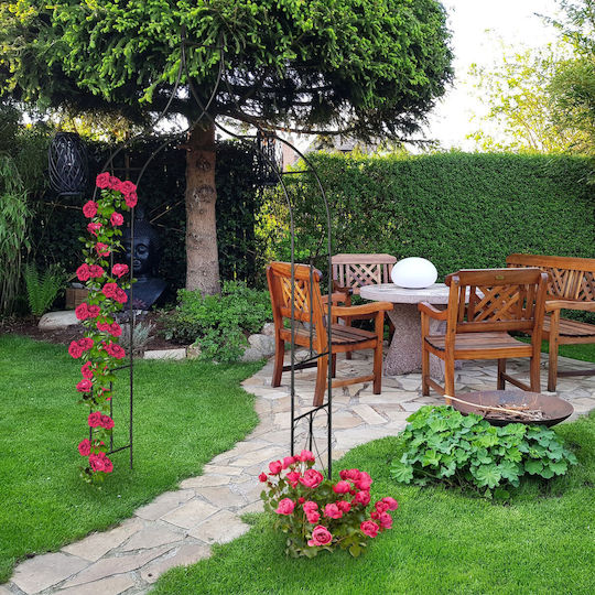 Araci Pentru Trandafiri Relaxdays Negri 270x145 Cm