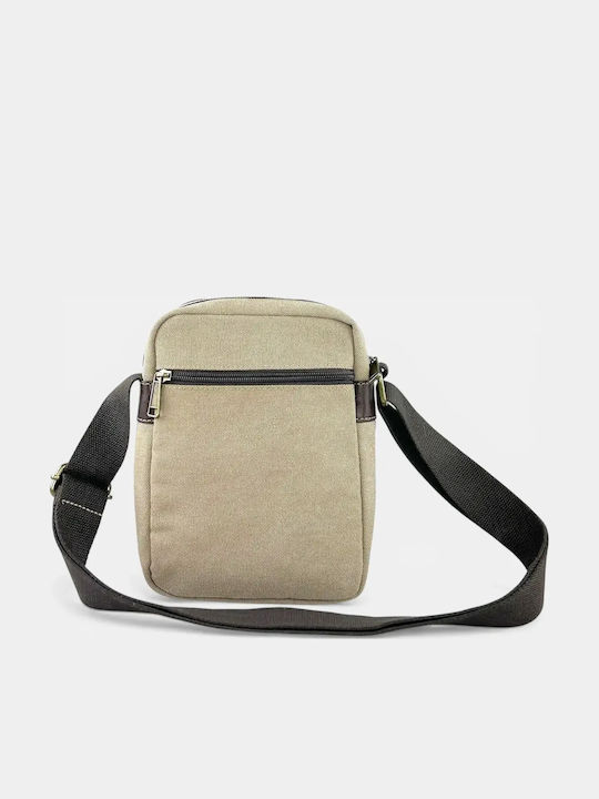 Men's Shoulder / Crossbody Bag Beige