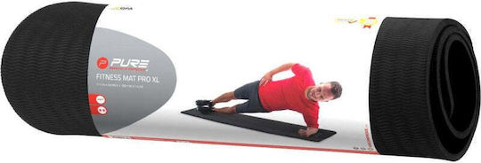 Pure2Improve Exercise Mat Black (180x60x1.5cm)