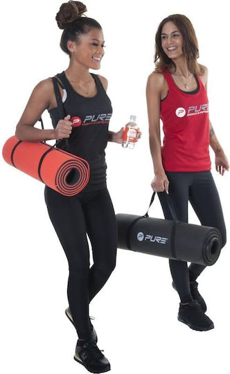 Pure2Improve Exercise Mat Black (180x60x1.5cm)