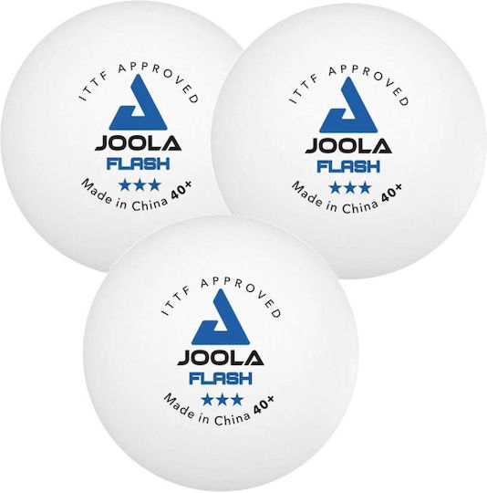 Joola Flash Μπαλάκια Ping Pong 3-Star 3τμχ