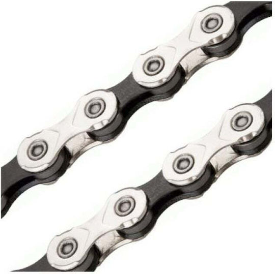 KMC Chain X10 Αλυσίδα Ποδηλάτου 10 Ταχυτήτων 116L Ασημί