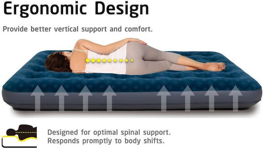 Jilong Inflatable Sleeping Mattress Single 191x73x22cm Blue
