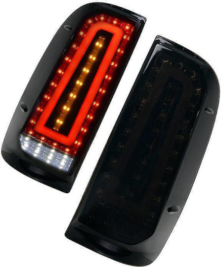 Faruri Spate Toyota Hilux Vigo 2005-2015 Lumini LED Fumuriu 2 Bucăți